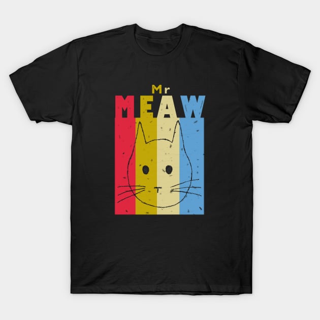 Mr Meaw T-Shirt by wael store